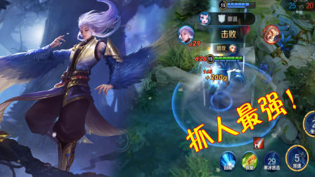 王者荣耀：能完全无视地形的一个英雄，这套实战流程上分太轻松！