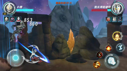 奥特曼格斗超人：极恶贝利亚1V3秒杀欧布赛罗和托雷基亚