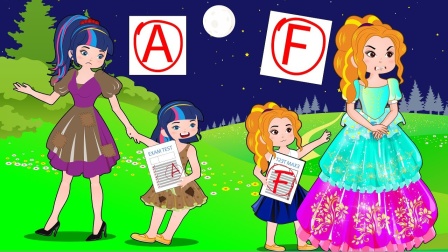 艾达琪蒙着眼睛，能猜中裙子是什么颜色的吗？小马国女孩游戏