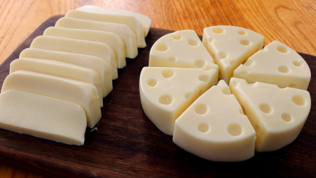在家用牛奶自制奶酪块，只需要简单3步，细腻嫩滑，奶香味十足！