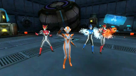 奥特曼传奇英雄：无限赛罗和雷杰多秒杀治疗奥特曼和罗索布鲁兄弟