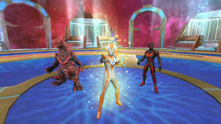 奥特曼传奇英雄：格丽桥VS佐格！格丽桥能摧毁怪兽的能量球吗