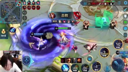 张大仙：杨戬边路一打四，实力天秀