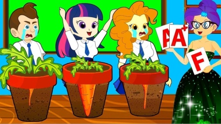 紫悦钓了很多鱼，艾达琪有没有钓到鱼呢？小马国女孩游戏