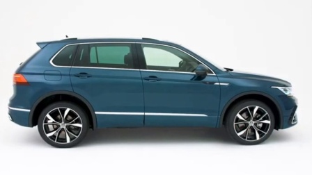 2021款大众tiguanr-line, 蓝色版本