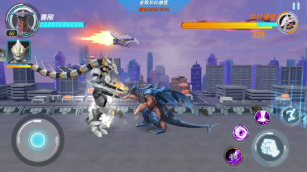 奥特曼格斗超人：加拉德隆吞噬时空怪兽的能量被贝利亚一招秒杀