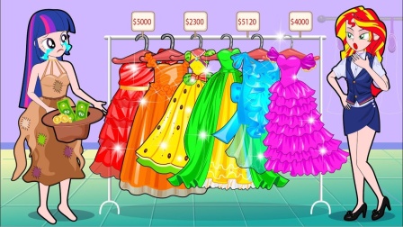 女孩把果汁倒在地上，她为什么要这么做呢？小马国女孩游戏