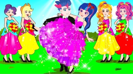 男孩们捡到了个瓶子，瓶子突然变成了什么呢？小马国女孩游戏