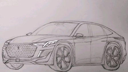 【业余手绘】设计一辆 比亚迪轿跑suv-宋 coupe