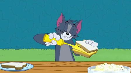 猫和老鼠；小狗吃太多了