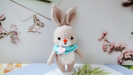 暖阳绒绒第71集手工编织毛线兔兔那么可爱的编织教程图解视频