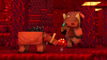 Minecraft动画：疣猪兽和猪灵的生活