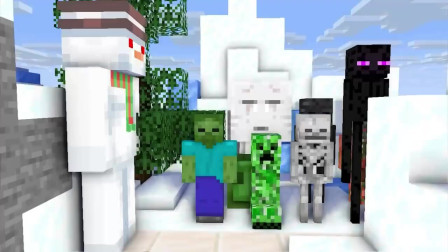 Minecraft动画《3D速跑》，挂王打倒了裁判！