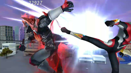 奥特曼格斗超人：黑暗扎基和维克特利联手能量熔浆秒杀魔人伽古拉