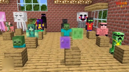 Minecraft动画：怪物们的夏令营生活！