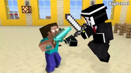Minecraft动画：怪物们的正义之战，救救末影人！