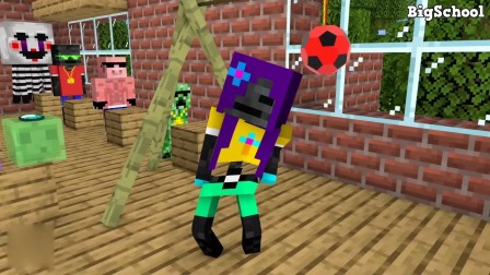 Minecraft动画《棒球挑战》，怪物们的课堂生活！