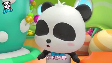 宝宝巴士：五颜六色的神奇彩蛋，七色彩蛋跳一跳变出好多彩虹糖，小河马你小口吃