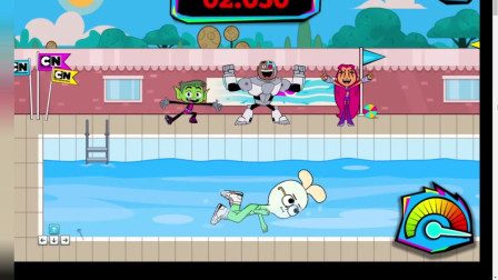 小萝卜：游泳游的真好