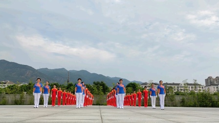 中国🇨🇳梦之队第十七套第七节健身操临海市体育馆表演队表演