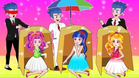 阿坤在变戏法吗？紫悦的蛋糕怎么跑到阿坤的桌子上了？小马国女孩游戏