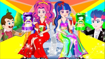 阿坤在摆摊，他在卖什么东西呢？小马国女孩游戏