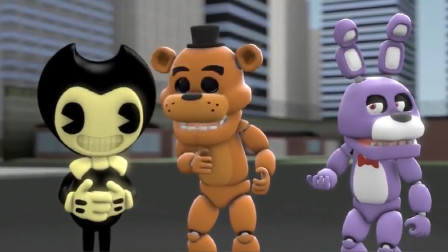 班迪和兔子邦尼走散了，剩下弗雷迪在了吗？