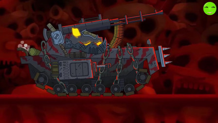 坦克动画：牛角坦克的变化