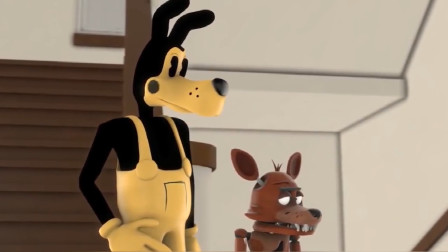 打扫卫生的弗雷迪和兔子邦尼，结果遇到麻烦了！