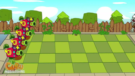 植物大战僵尸：僵尸与喇叭僵尸的互殴