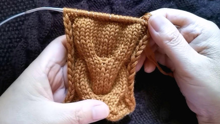 漂亮的双麻花你会编织吗？简单易学，适合编织各种款式的棒针毛衣图解视频