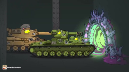 坦克动画：坦克不敢过传送门