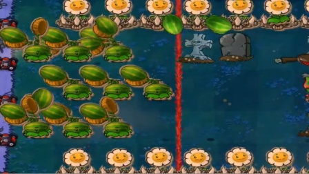 这西瓜投掷机的速度，让僵尸寸步难行！.