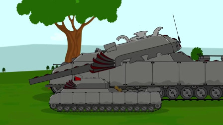 坦克动画：大坦克动也不动