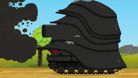 坦克动画：坦克全部武装起来还是被打中了
