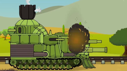 坦克动画：坦克的连环炮打的敌人措手不及