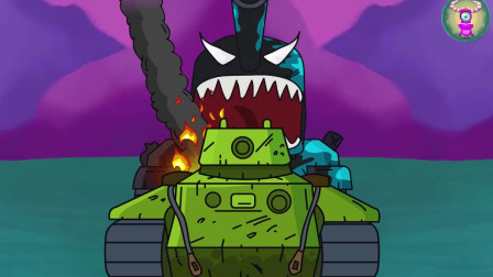 坦克动画：毒液坦克追击敌人