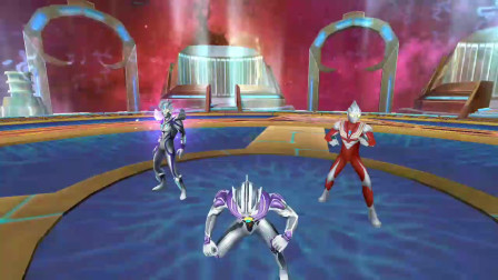 奥特曼传奇英雄：雷杰多VS火之魔王！火之能量能摧毁时空凝结吗