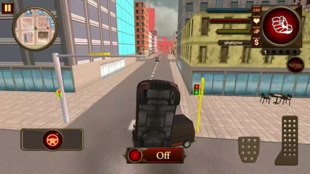 变种人英雄：小狸站在路边被汽车机器人袭击能飞到空中跑掉吗