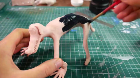 手办：用软泥制作一个卡通猫狗