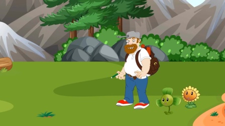 植物大战僵尸：戴夫用神笔画出一个食人花，把僵尸博士揍了一顿