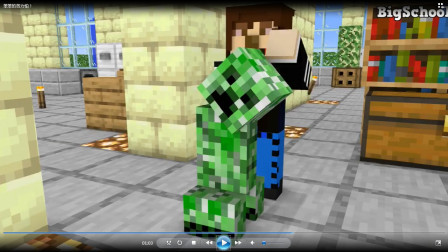 笨笨的苦力怕！