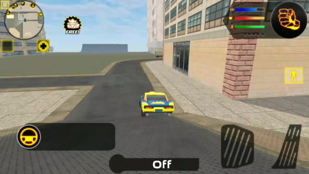 鲨鱼机器人：机器人变成汽车进入基地被袭击撞到坦克会发生什么