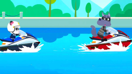 怎样解救的落水人员呢？宝宝巴士习惯养成游戏