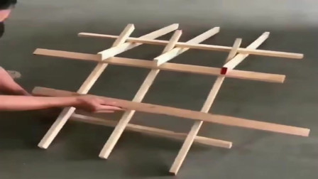 用几根木头告诉你古代的桥是怎么搭起来的