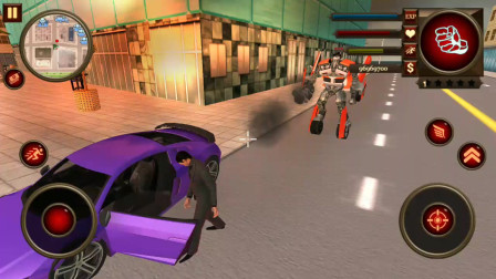 变种人英雄：小狸飞在空中被机器人的激光打中会掉下来还是能跑掉