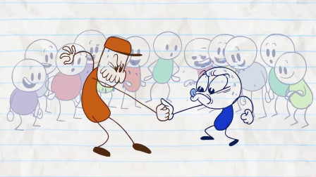 趣味动画：铅笔人打架了