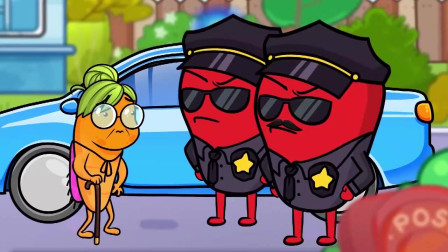 趣味动画：牛油果遇见坏人啦