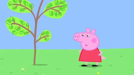小猪佩奇之家庭教养篇 花园玩弹力球结果？ Peppa Pig粉红猪小妹粉红小猪游戏
