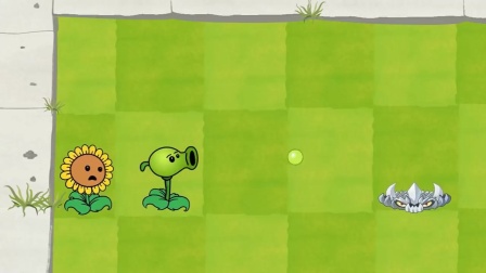 植物大战僵尸：绿僵尸怪把豌豆踢飞了，把葵花给抓走了